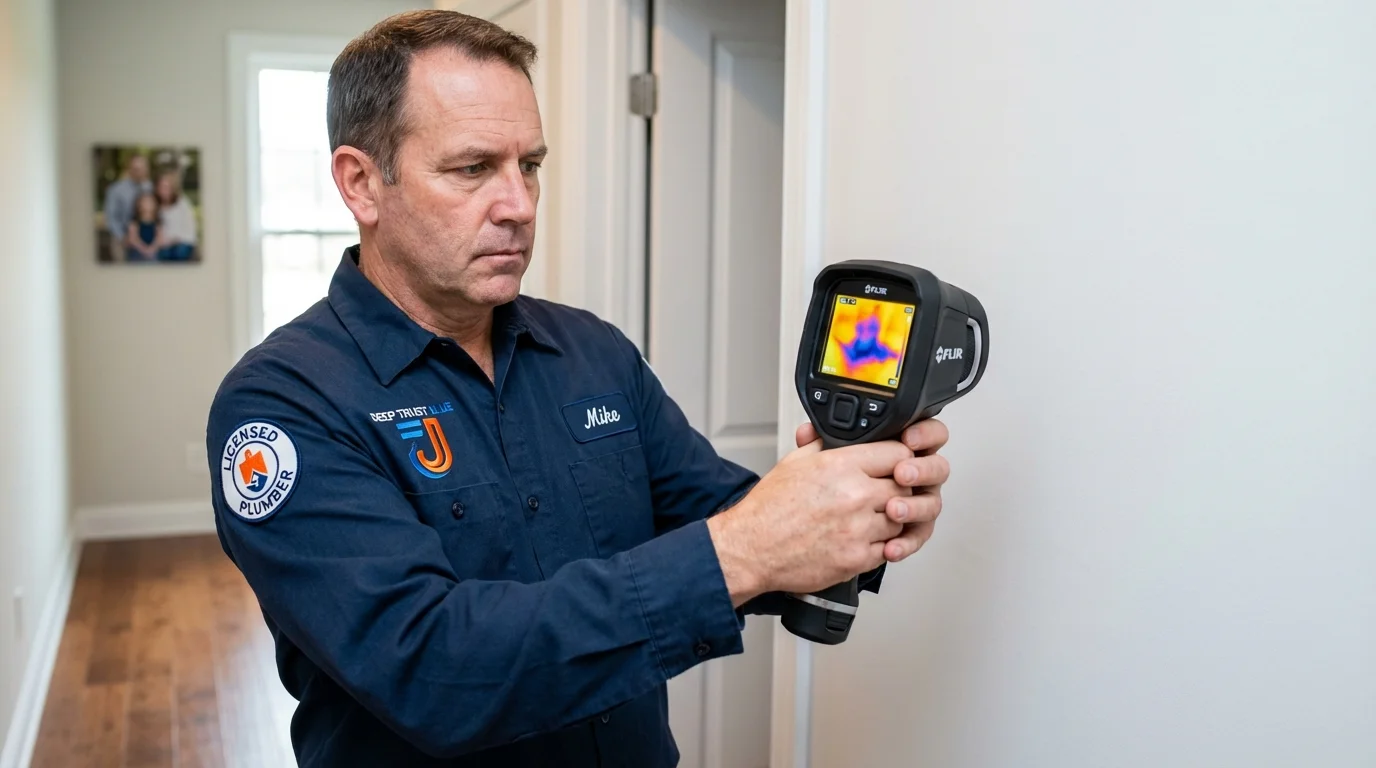 Thermal imaging leak detection by Johns Plumbing LLC in Milan